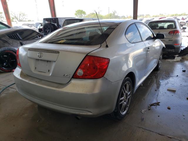 JTKDE177650049263 - 2005 TOYOTA SCION TC GRAY photo 4