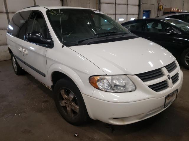 1D4GP45R57B237464 - 2007 DODGE CARAVAN SX WHITE photo 1