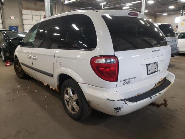 1D4GP45R57B237464 - 2007 DODGE CARAVAN SX WHITE photo 3