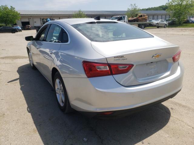 1G1ZC5ST4LF004338 - 2020 CHEVROLET MALIBU LS SILVER photo 3