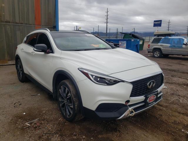 SJKCH5CR9KA007570 - 2019 INFINITI QX30 LUXE WHITE photo 1