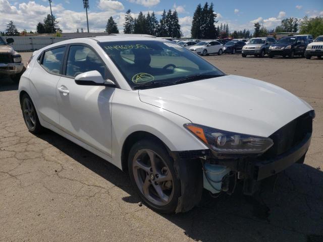 KMHTG6AF8KU018672 - 2019 HYUNDAI VELOSTER B WHITE photo 1