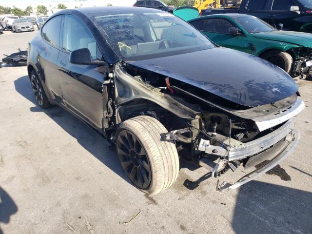 5YJYGDEE0MF297109 - 2021 TESLA MODEL Y أسود صورة 1