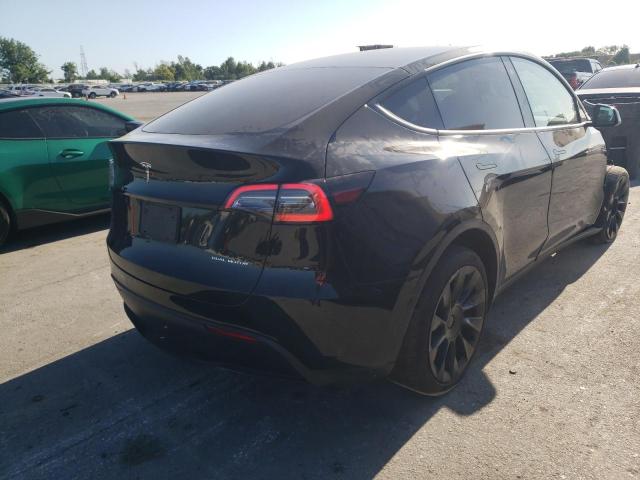 5YJYGDEE0MF297109 - 2021 TESLA MODEL Y BLACK photo 4