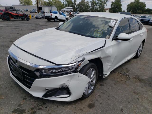 1HGCV1F19LA064185 - 2020 HONDA ACCORD LX WHITE photo 2