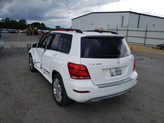 WDCGG0EB3EG333838 - 2014 MERCEDES-BENZ GLK 250 BL WHITE photo 3