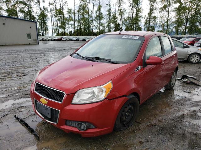 KL1TD6DEXBB245879 - 2011 CHEVROLET AVEO LS RED photo 2