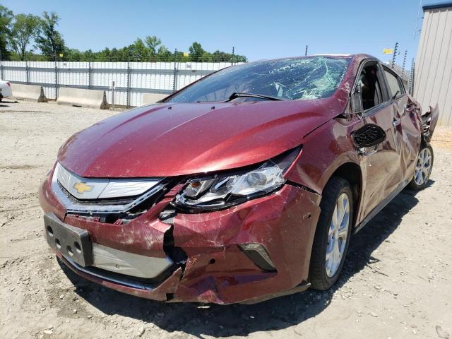 1G1RB6S51HU180051 - 2017 CHEVROLET VOLT PREMI MAROON photo 2