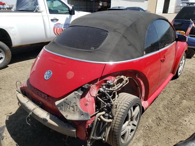 3VWSF31YX6M326078 - 2006 VOLKSWAGEN NEW BEETLE 红色 照片 4
