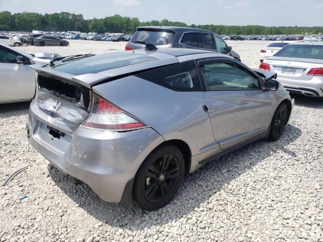 JHMZF1D6XBS004508 - 2011 HONDA CR-Z EX SILVER photo 4