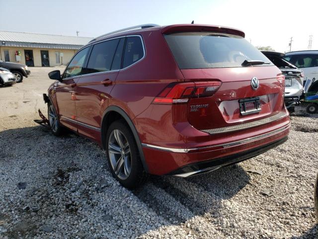 3VV2B7AX4JM162446 - 2018 VOLKSWAGEN TIGUAN SE MAROON photo 3