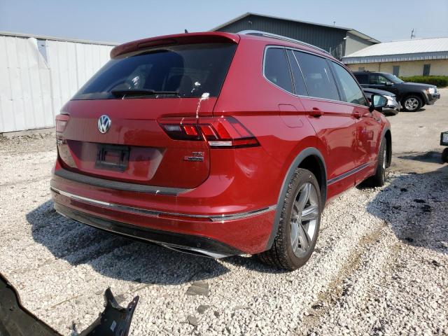 3VV2B7AX4JM162446 - 2018 VOLKSWAGEN TIGUAN SE MAROON photo 4