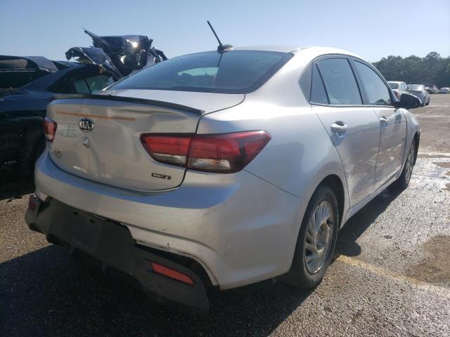 3KPA24ABXKE241161 - 2019 KIA RIO S SILVER photo 4