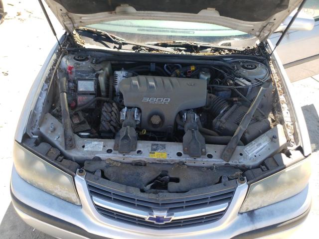 2G1WF55K019325408 - 2001 CHEVROLET IMPALA SILVER photo 7