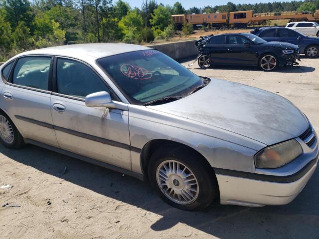 2G1WF55K019325408 - 2001 CHEVROLET IMPALA SILVER photo 9