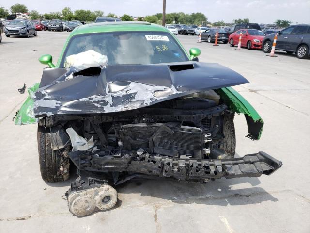 2C3CDZBT4FH821656 - 2015 DODGE CHALLENGER GREEN photo 9