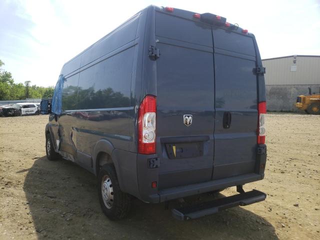 3C6TRVDG6JE160536 - 2018 RAM PROMASTER BLUE photo 3
