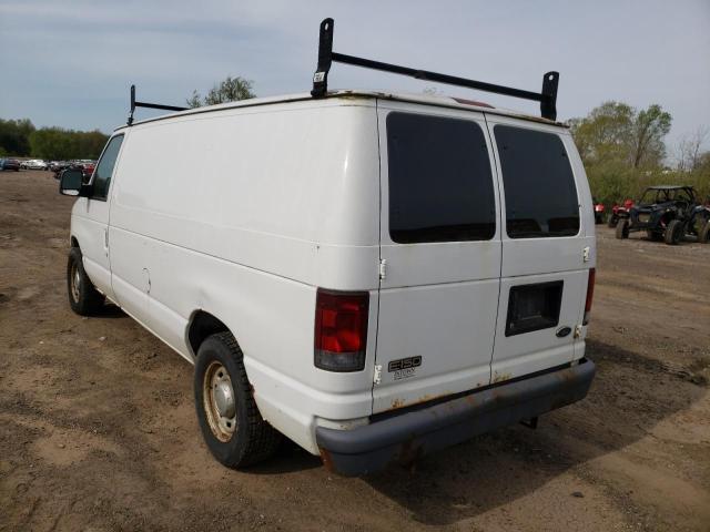 1FTRE14W14HB11242 - 2004 FORD ECONLINE WHITE photo 3