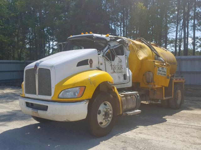 2NKHHM7X0FM458153 - 2015 KENWORTH CONSTRUCTI YELLOW photo 2