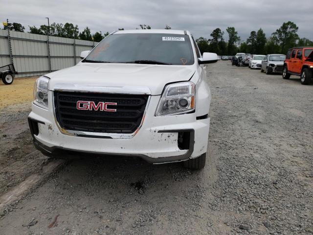 2GKALMEK2H6284879 - 2017 GMC TERRAIN SL WHITE photo 9