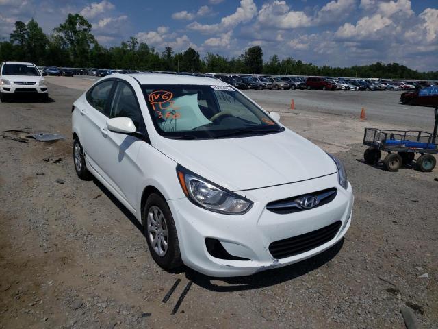 KMHCT4AE0DU501535 - 2013 HYUNDAI ACCENT WHITE photo 1