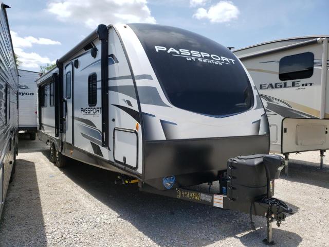 4YDTPPN24ND413743 - 2022 KEYSTONE PASSPORT WHITE photo 1