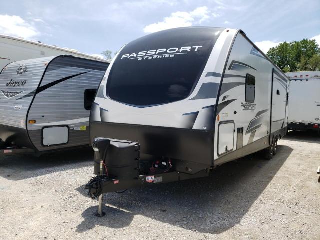 4YDTPPN24ND413743 - 2022 KEYSTONE PASSPORT WHITE photo 2