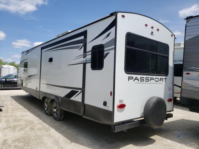4YDTPPN24ND413743 - 2022 KEYSTONE PASSPORT WHITE photo 3