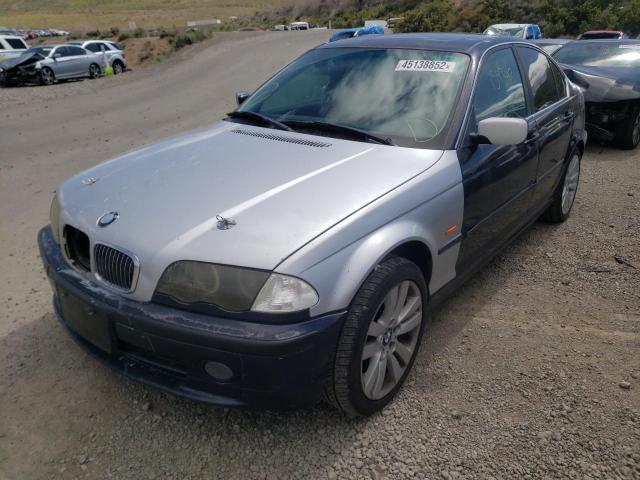 WBAAV53401JS94879 - 2001 BMW 330 I BLUE photo 2