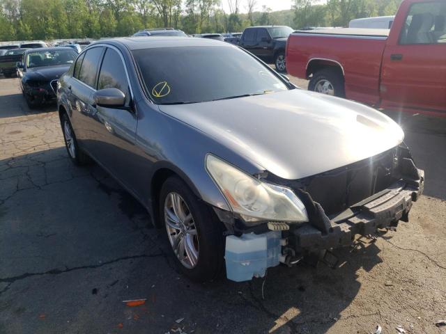 JN1DV6AR3BM650958 - 2011 INFINITI G25 GRAY photo 1