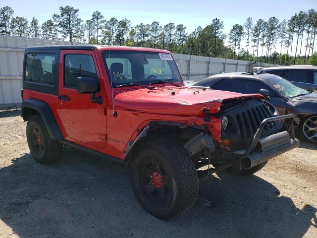 1C4AJWAG3DL703970 - 2013 JEEP WRANGLER S RED photo 1