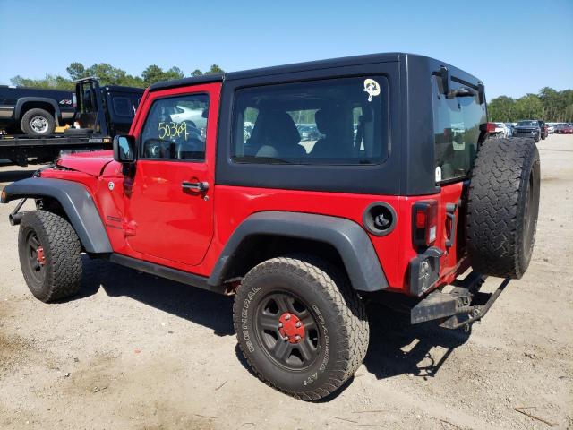 1C4AJWAG3DL703970 - 2013 JEEP WRANGLER S RED photo 3