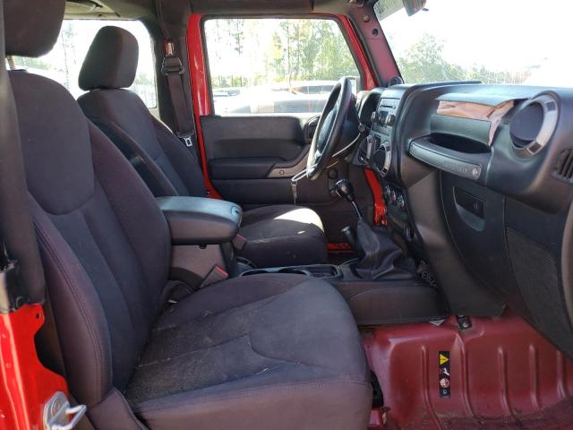 1C4AJWAG3DL703970 - 2013 JEEP WRANGLER S RED photo 5