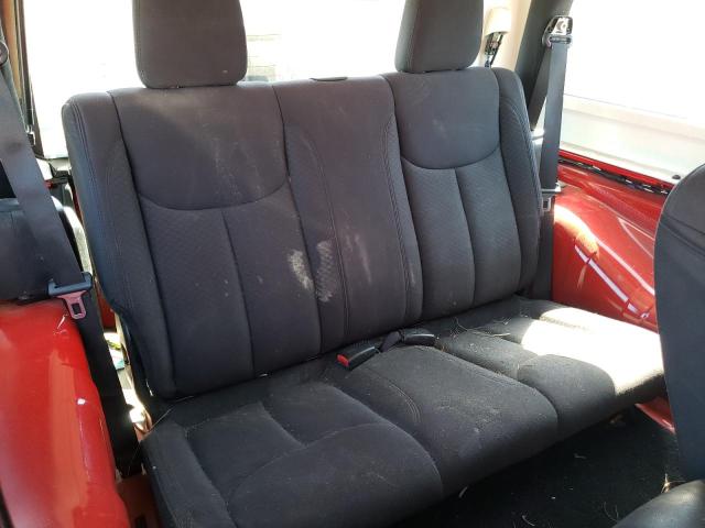 1C4AJWAG3DL703970 - 2013 JEEP WRANGLER S RED photo 6