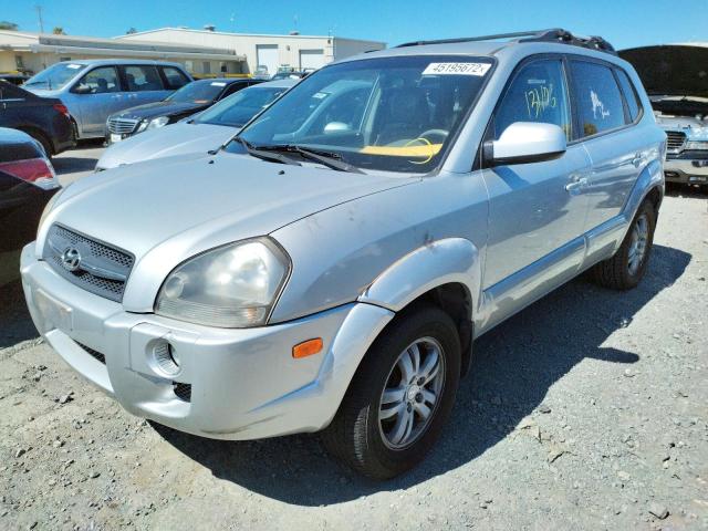 KM8JN12DX7U505716 - 2007 HYUNDAI TUCSON SE SILVER photo 2