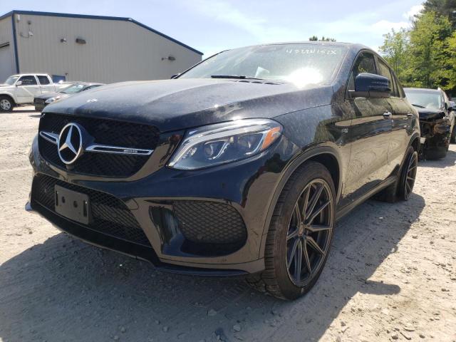 4JGED6EB6KA136875 - 2019 MERCEDES-BENZ GLE COUPE BLACK photo 2