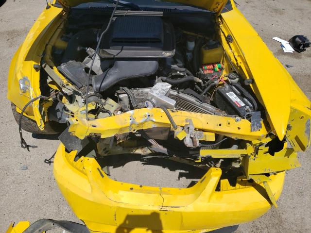 1FAFP42R84F235828 - 2004 FORD MUSTANG MA YELLOW photo 7