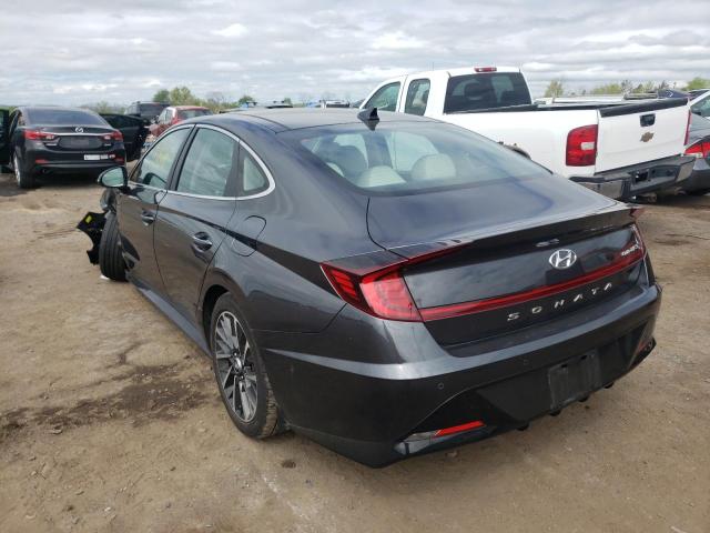 5NPEH4J21LH041394 - 2020 HYUNDAI SONATA LIM GRAY photo 3