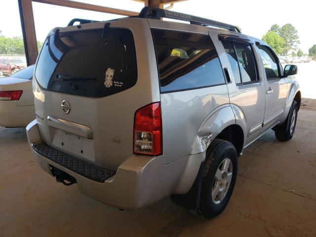 5N1AR18U66C616683 - 2006 NISSAN PATHFINDER GRAY photo 4