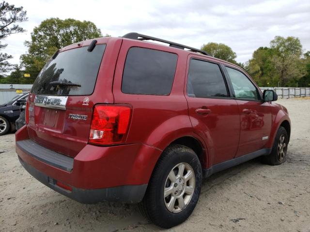 4F2CZ96158KM20988 - 2008 MAZDA TRIBUTE RED photo 4