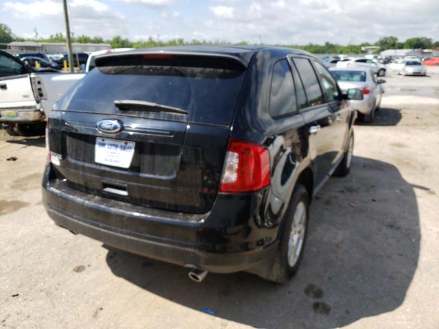 2FMDK3GC7CBA32083 - 2012 FORD EDGE SE BLACK photo 4