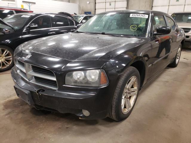 2B3KA53H57H686340 - 2007 DODGE CHARGER R/ BLACK photo 2