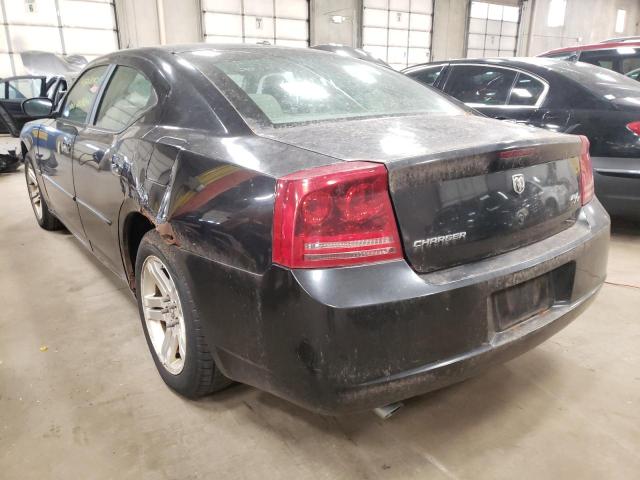 2B3KA53H57H686340 - 2007 DODGE CHARGER R/ BLACK photo 3