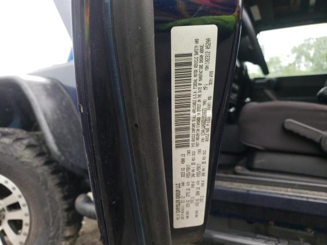 1C4AJWAG6DL559623 - 2013 JEEP WRANGLER S BLUE photo 10