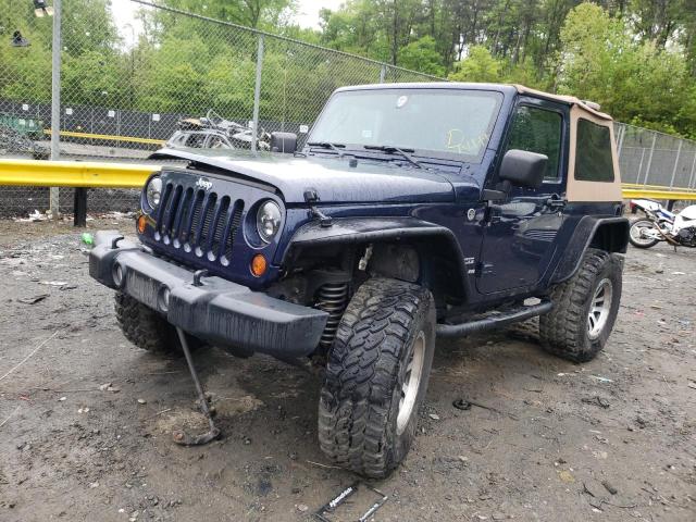 1C4AJWAG6DL559623 - 2013 JEEP WRANGLER S BLUE photo 2