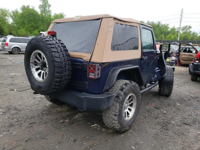 1C4AJWAG6DL559623 - 2013 JEEP WRANGLER S BLUE photo 4