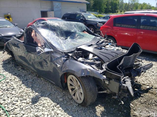 5YJSA1E23HF223698 - 2017 TESLA MODEL S Մոխրագույն լուսանկար 1