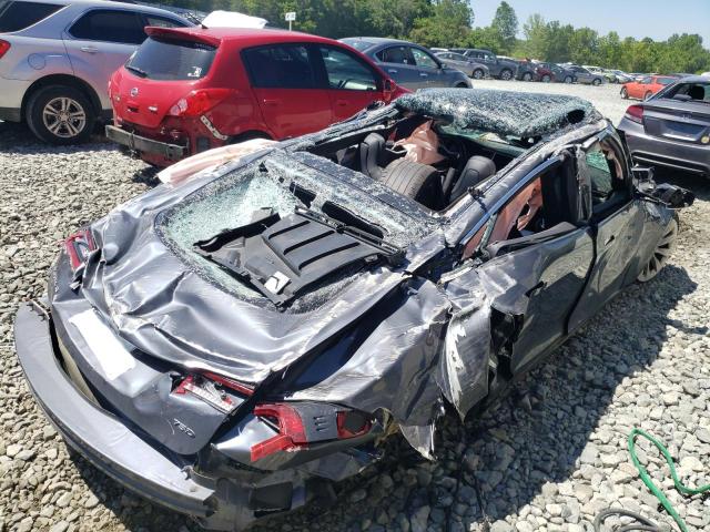 5YJSA1E23HF223698 - 2017 TESLA MODEL S Մոխրագույն լուսանկար 10