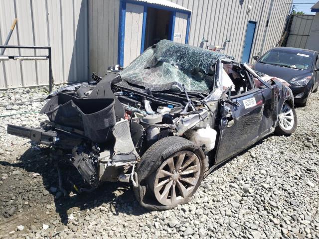 5YJSA1E23HF223698 - 2017 TESLA MODEL S Մոխրագույն լուսանկար 2