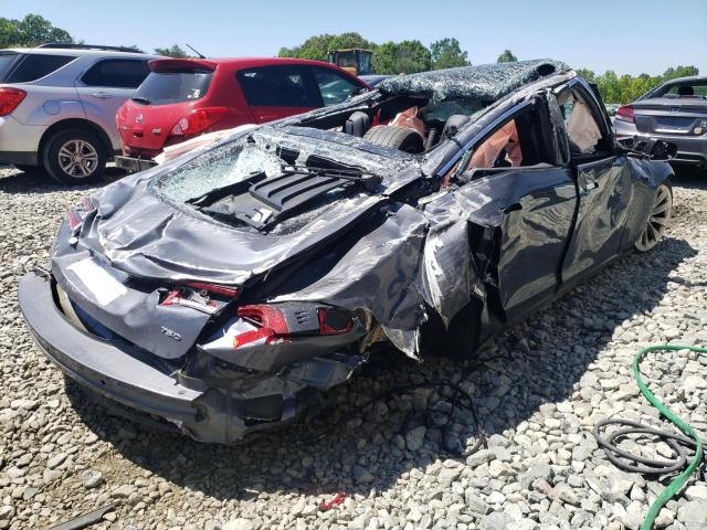 5YJSA1E23HF223698 - 2017 TESLA MODEL S Մոխրագույն լուսանկար 4